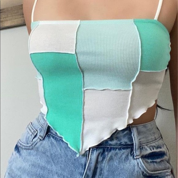 Patchwork Croptop - Picture 2 of 2